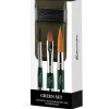 Brush^Escoda Green Set Travel Brush 3pk - Little Painter Art | Exploring the Endless Possibilities of Art
