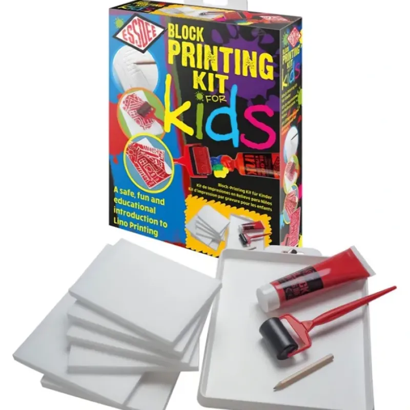 Canvas^Essdee Block Printing Kit For Kids - Little Painter Art | Exploring the Endless Possibilities of Art