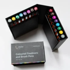 Shop All^Etchr Fineliner Pens - Coloured. Set of 16 - Little Painter Art | Exploring the Endless Possibilities of Art