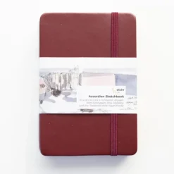Shop All^Etchr Small Accordion Sketchbook Cold Pressed 9,5x14,5cm - Little Painter Art | Exploring the Endless Possibilities of Art