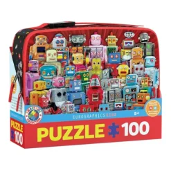 Hot^Eurographics 100pc Lunch Bag Puzzle - Robots - Little Painter Art | Exploring the Endless Possibilities of Art