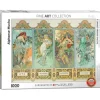 Shop All^Eurographics 1000pc Puzzle - Alphonse Mucha: Four Seasons - Little Painter Art | Exploring the Endless Possibilities of Art