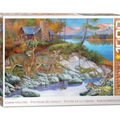 Shop All^Eurographics 1000pc Puzzle - Cabin Visitors - Little Painter Art | Exploring the Endless Possibilities of Art