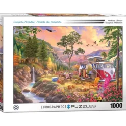 Shop All^Eurographics 1000pc Puzzle - Campers Paradise - Little Painter Art | Exploring the Endless Possibilities of Art