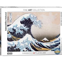 Shop All^Eurographics 1000pc Puzzle - Hokusai: The Great Wave - Little Painter Art | Exploring the Endless Possibilities of Art