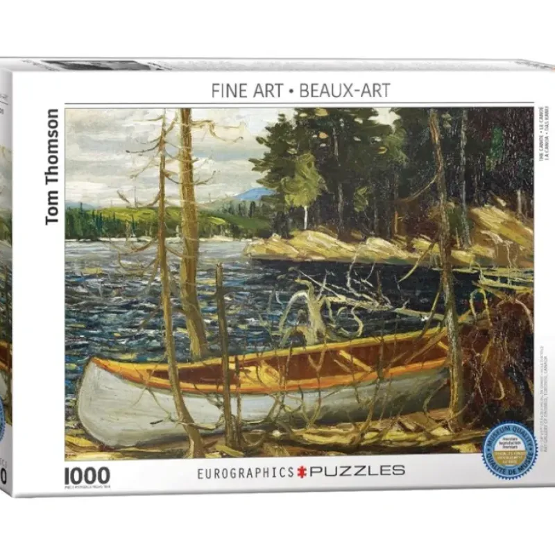 Hot^Eurographics 1000pc Puzzle - Tom Thomson: The Canoe - Little Painter Art | Exploring the Endless Possibilities of Art