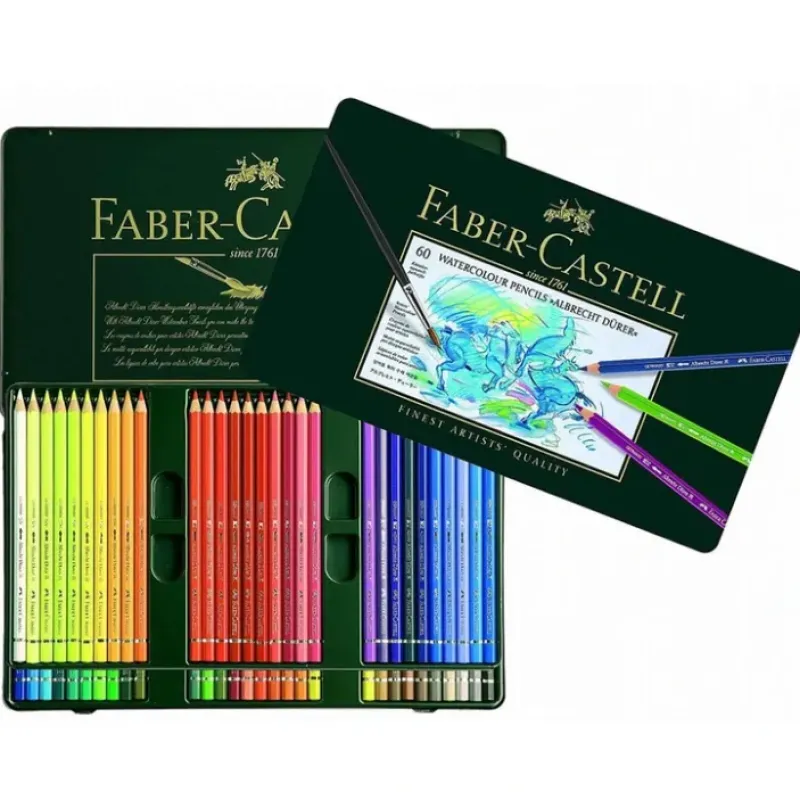 Pigment^Faber-Castell Albrecht Durer Watercolour Pencils - Set of 60 - Little Painter Art | Exploring the Endless Possibilities of Art