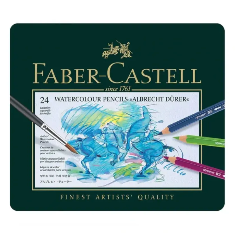 Pigment^Faber-Castell Albrecht Durer Watercolour Pencils - Set of 24 - Little Painter Art | Exploring the Endless Possibilities of Art