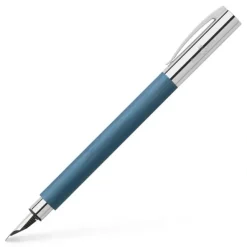 Brush^Faber-Castell Ambition Fountain Pen, Blue Resin, Fine - Little Painter Art | Exploring the Endless Possibilities of Art