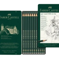Shop All^Faber-Castell Graphite Pencil Castell 9000 Set of 12 - Little Painter Art | Exploring the Endless Possibilities of Art