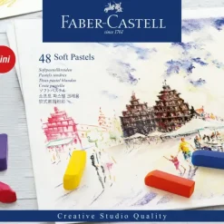 Pigment^Faber-Castell Mini Soft Pastels - Set of 48 - Little Painter Art | Exploring the Endless Possibilities of Art