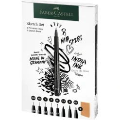 Pigment^Faber-Castell Pitt Artist Pen Sketch Set - Little Painter Art | Exploring the Endless Possibilities of Art