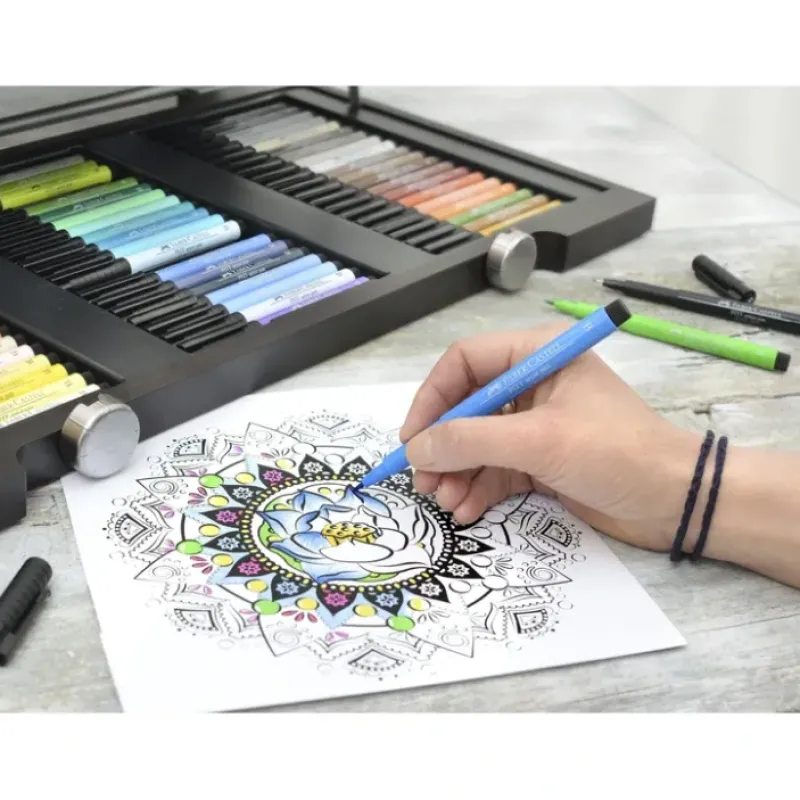 Pigment^Faber-Castell Pitt Artist Brush Pen Indian Ink Sets - Little Painter Art | Exploring the Endless Possibilities of Art