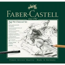 Shop All^Faber-Castell Pitt Charcoal Pencils & Sticks - Set of 24 - Little Painter Art | Exploring the Endless Possibilities of Art