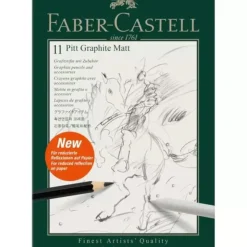Shop All^Faber-Castell Pitt Graphite Matt Pencils 12pc Set - Little Painter Art | Exploring the Endless Possibilities of Art