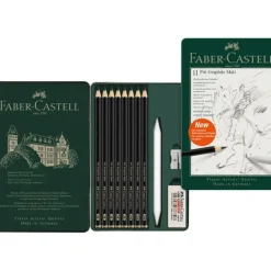 Shop All^Faber-Castell Pitt Graphite Matt Pencils Tin - Set of 11 - Little Painter Art | Exploring the Endless Possibilities of Art