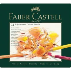 Hot^Faber-Castell Polychromos Coloured Pencil Set 24pk - Little Painter Art | Exploring the Endless Possibilities of Art