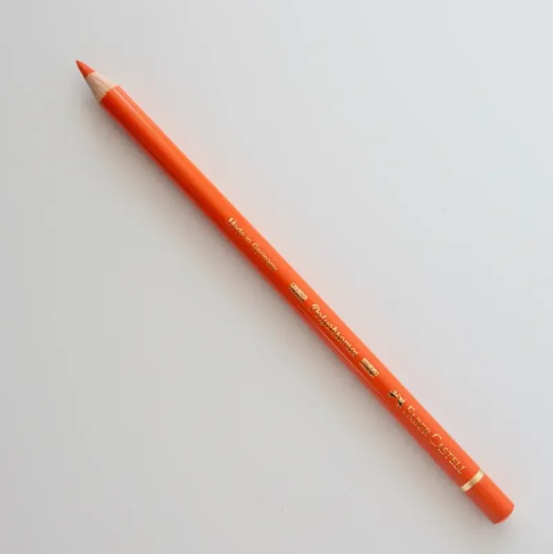 Faber-Castell Polychromos 115 Dark Cadmium Orange - Little Painter Art | Exploring the Endless Possibilities of Art| Pigment