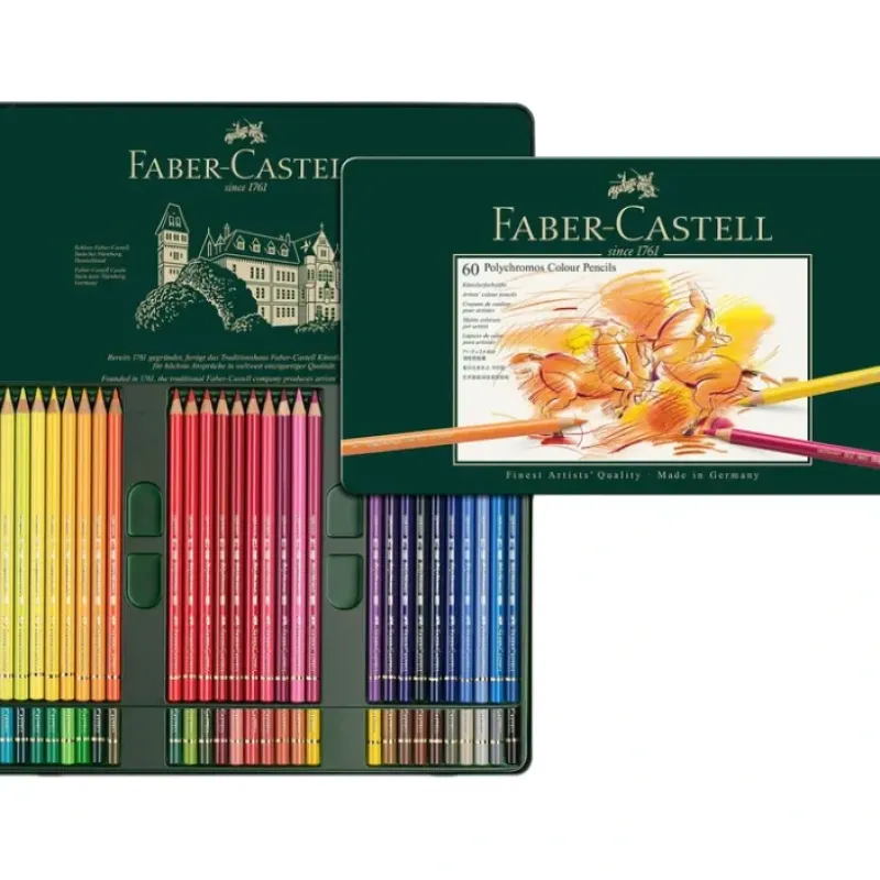 Pigment^Faber-Castell Polychromos Pencils Set of 60 - Little Painter Art | Exploring the Endless Possibilities of Art