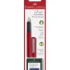Shop All^Faber-Castell School+ Fountain Pen Medium Red - Little Painter Art | Exploring the Endless Possibilities of Art