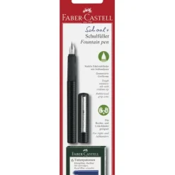 Shop All^Faber-Castell School+ Fountain Pen Medium Carbon - Little Painter Art | Exploring the Endless Possibilities of Art