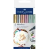 Shop All^Faber-Castell Set of 6 Metallic Bullet Nib Pens - Little Painter Art | Exploring the Endless Possibilities of Art
