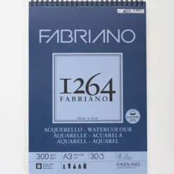 Shop All^Fabriano 1264 aquarelblok met spiraal 30 vellen 300gr /m 29,7x42cm (A3) - Little Painter Art | Exploring the Endless Possibilities of Art