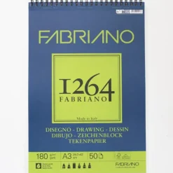 Shop All^Fabriano 1264 tekenblok met spiraal 50 vellen 180gr/m 29,7x42cm (A3) - Little Painter Art | Exploring the Endless Possibilities of Art
