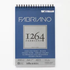 Shop All^Fabriano 1264 tekenblok met spiraal 40 zwarte vellen 200gr/m 21x29,7cm (A4) - Little Painter Art | Exploring the Endless Possibilities of Art