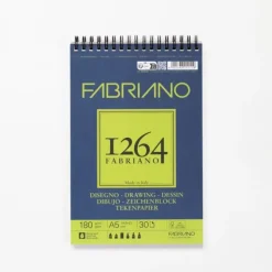 Shop All^Fabriano 1264 tekenblok met spiraal 30 vellen 180gr/m 14,8x21cm (A5) - Little Painter Art | Exploring the Endless Possibilities of Art