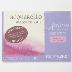 Shop All^Fabriano Artistico Extra White 300gr 20 vellen 26x36cm Hot pressed - Little Painter Art | Exploring the Endless Possibilities of Art
