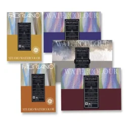 Shop All^Fabriano Studio 25% Cotton Water Colour Pads 12 Sheets - Little Painter Art | Exploring the Endless Possibilities of Art