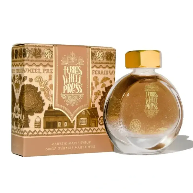 Hot^Ferris Wheel Press Bottled Ink - 38ml Majestic Maple Syrup - Little Painter Art | Exploring the Endless Possibilities of Art
