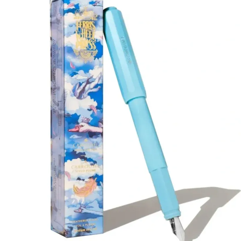 Hot^Ferris Wheel Press Carousel Fountain Pen - Limited Edition Feathered Flight - Little Painter Art | Exploring the Endless Possibilities of Art