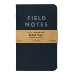 Hot^Field Notes Pitch Black Notebooks 2pk Ruled - Little Painter Art | Exploring the Endless Possibilities of Art