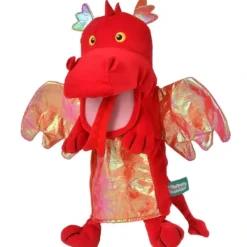 Hot^Fiesta Crafts Hand Puppet - Red Dragon - Little Painter Art | Exploring the Endless Possibilities of Art