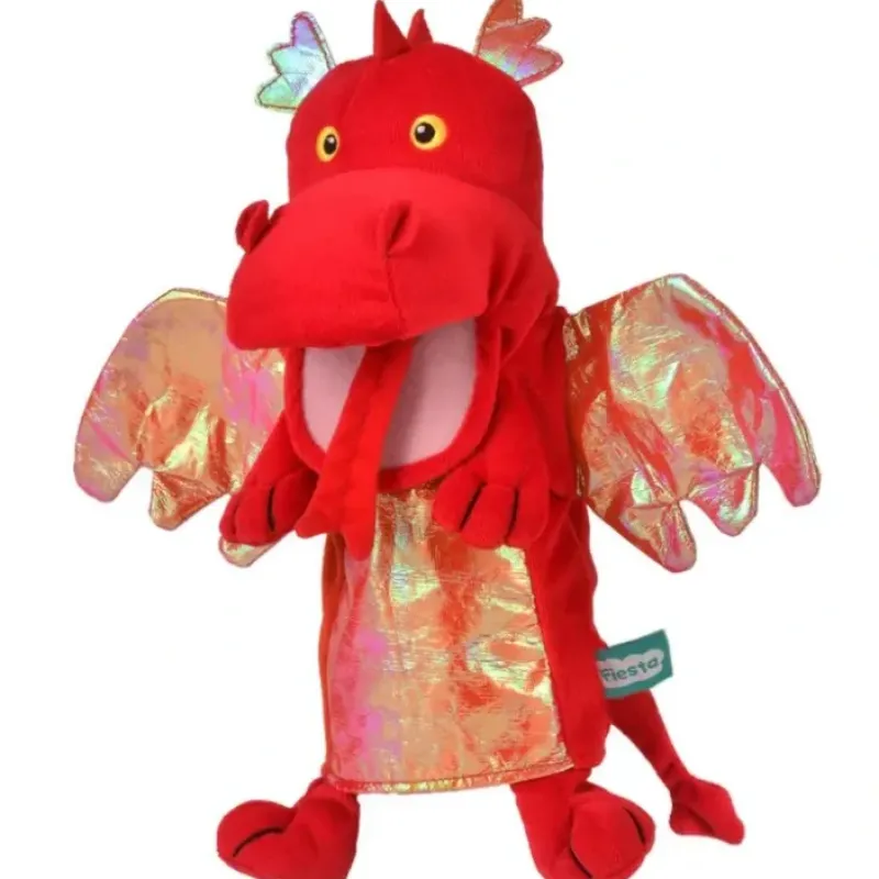 Hot^Fiesta Crafts Hand Puppet - Red Dragon - Little Painter Art | Exploring the Endless Possibilities of Art