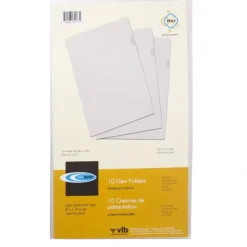 Shop All^FileMode View Folder Legal Size Clear 10 Pack - Little Painter Art | Exploring the Endless Possibilities of Art