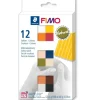 Pigment^FIMO Soft Material Pack with 12 Half Blocks - NATURAL - Little Painter Art | Exploring the Endless Possibilities of Art