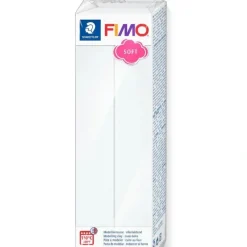 Fimo Soft Polymer Clay 454g White - Little Painter Art | Exploring the Endless Possibilities of Art| Pigment