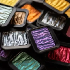 Brush^Finetec Mica Pearlescent Watercolour Pans - Little Painter Art | Exploring the Endless Possibilities of Art