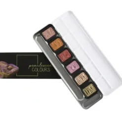 Brush^Finetec Mica Pearlescent Watercolour Set 6pk Warm - Little Painter Art | Exploring the Endless Possibilities of Art