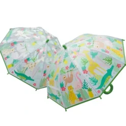 Hot^Floss & Rock Kids Colour-Change Umbrella - Jungle - Little Painter Art | Exploring the Endless Possibilities of Art