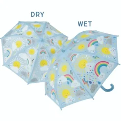 Shop All^Floss & Rock Kid's Colour-Change Umbrella - Sun & Clouds - Little Painter Art | Exploring the Endless Possibilities of Art