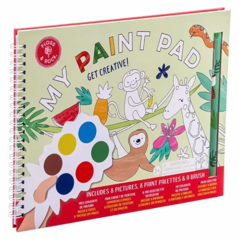Hot^Floss & Rock My Paint Pad - Jungle - Little Painter Art | Exploring the Endless Possibilities of Art