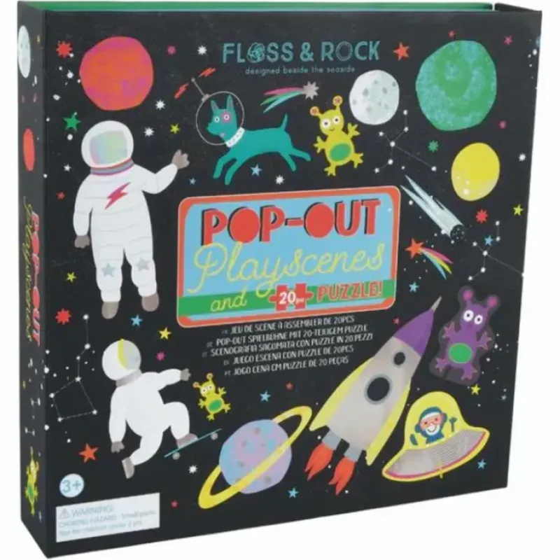 Hot^Floss & Rock Pop Out Play Scene - Space - Little Painter Art | Exploring the Endless Possibilities of Art