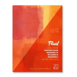 Hot^Fluid Cold Pressed Watercolour Pad 9"x12" 140lb - Little Painter Art | Exploring the Endless Possibilities of Art