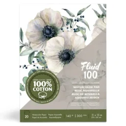 Shop All^Fluid100 Cold Pressed Watercolour Pad 11"x15" 140lb - Little Painter Art | Exploring the Endless Possibilities of Art