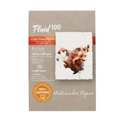 Shop All^Fluid100 Cold Pressed Watercolour Block 4"x6" 140lb - Little Painter Art | Exploring the Endless Possibilities of Art