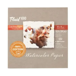 Shop All^Fluid100 Cold Pressed Watercolour Block 8"x8" 140lb - Little Painter Art | Exploring the Endless Possibilities of Art